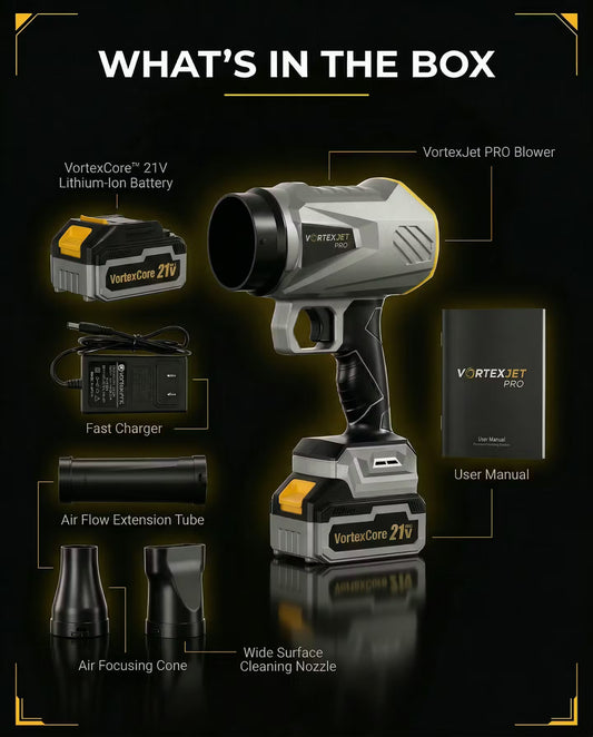 VortexJet PRO™ | Engineered for Power. Optimized for Battery Life