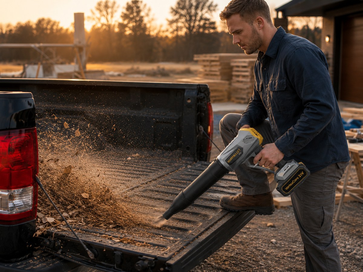 Truck bed cleanup