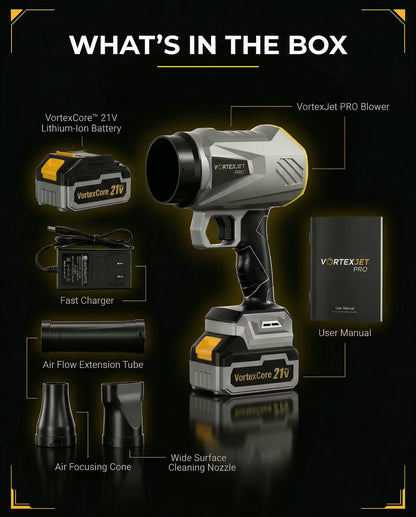 VortexJet PRO™ | Engineered for Power. Optimized for Battery Life